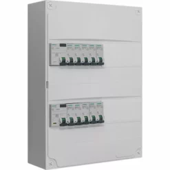 Tableau 2 Rangées Pré-équipé 2 Inter. Diff. 63A + 10 Disjoncteurs - SIEMENS - SIEMENS