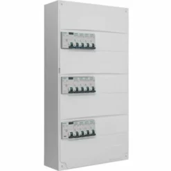 Tableau 3 Rangées Pré-équipé 3 Inter. Diff. 40A + 12 Disjoncteurs - SIEMENS - SIEMENS