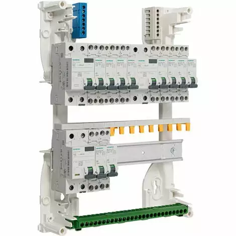 Tableau 2 Rangées Pré-équipé 2 Inter. Diff. 40A + 1 Inter. Diff. 40A + 10 Disjoncteurs - SIEMENS - SIEMENS 2 Tableau 2 Rangées Pré-équipé 2 Inter. Diff. 40A + 1 Inter. Diff. 40A + 10 Disjoncteurs - SIEMENS - SIEMENS – Image 2