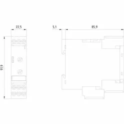 Relais De Contrôle Pour Tensions Secteur Et Triphasées 160 à 690 V/AC N/A Siemens 3UG45131BR20 -SIEMENS Soldes 5145612 3