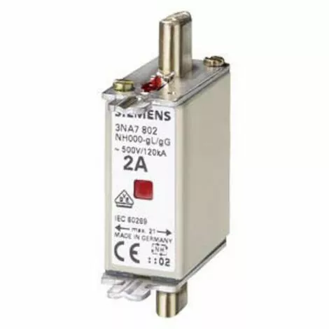 Siemens 3NA7822 Cartouche-fusible Taille Du Fusible = 0 63 A 500 V 1 Pc(s) 2 Siemens 3NA7822 Cartouche-fusible Taille Du Fusible = 0 63 A 500 V 1 Pc(s) – Image 2