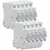 Lot De 10 Disjoncteurs Auto P+N 20A - SIEMENS - SIEMENS