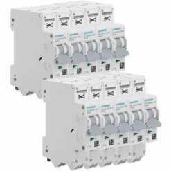 Lot De 10 Disjoncteurs Auto P+N 16A - SIEMENS - SIEMENS