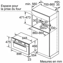 Four Intégrable 85l 90cm A+ Catalyse Inox - Vb558c0s0 - Siemens - Inox -SIEMENS Soldes 53909213 4