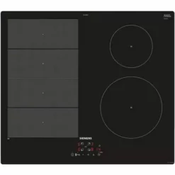 Table De Cuisson Induction 60cm 4 Feux 7400w Noir - Ex611beb1e - Siemens - Noir