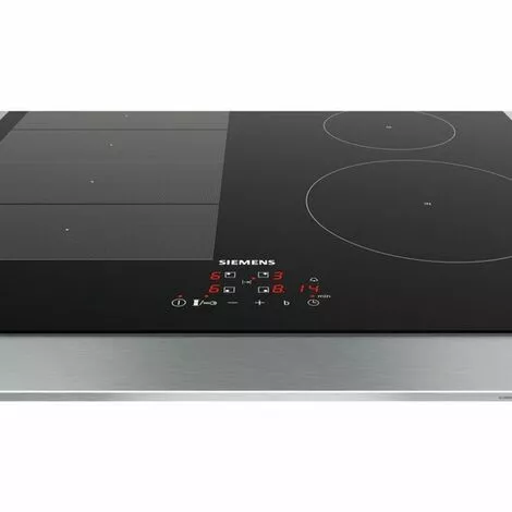 Table De Cuisson Induction 60cm 4 Feux 7400w Noir - Ex611beb1e - Siemens - Noir 3 Table De Cuisson Induction 60cm 4 Feux 7400w Noir - Ex611beb1e - Siemens - Noir – Image 3