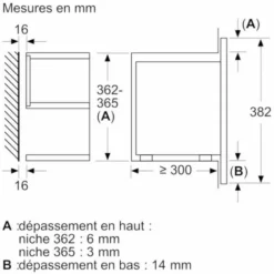 Micro-ondes Solo 21l 900w Encastrable - Bf634rgw1 - Siemens - Blanc -SIEMENS Soldes 54094041 3