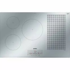 Table De Cuisson à Induction 80cm 5 Feux 7400w Flexinduction Inox - Ex859fvc1e - Siemens - Inox
