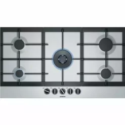 Table Inox Gaz 90cm 5 Feux - Ec9a5rb90 - Siemens - Inox