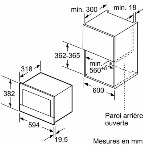 Micro-ondes + Grill Encastrable 21l 900w Inox - Be634lgs1 - Siemens - Noir Et Inox 4 Micro-ondes + Grill Encastrable 21l 900w Inox - Be634lgs1 - Siemens - Noir Et Inox – Image 4
