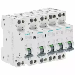 Lot De 5 Disjoncteurs électriques Phase + Neutre 16A - SIEMENS - SIEMENS
