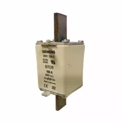 Siemens 3NE1224-0 Cartouche Fusible SITOR NH1 160A 690V Type GR/gS - Blanc