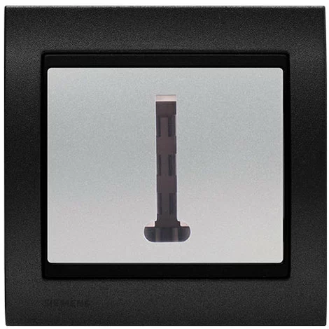 Prise Téléphone Silver Delta Iris + Plaque Métal Texturé Alu Noir - SIEMENS - SIEMENS 1 Prise Téléphone Silver Delta Iris + Plaque Métal Texturé Alu Noir - SIEMENS - SIEMENS