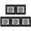 LOT 5 Prise 2P+T Silver Delta Iris + Plaque Métal Texturé Alu Noir - SIEMENS - SIEMENS