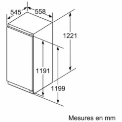 Réfrigérateur 1 Porte Intégrable à Pantographe 195l A++ - Ki42lade0 - Siemens - Blanc -SIEMENS Soldes 57119498 5