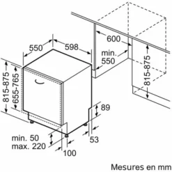 Lave-vaisselle 60cm 13 Couverts 44db Tout Intégrable - Sn73hx48ve - Siemens - Noir -SIEMENS Soldes 57887281 3