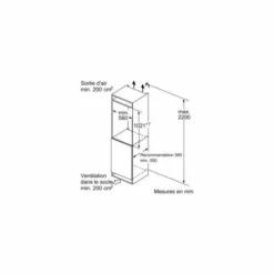 Réfrigérateurs 1 Porte 172L Froid Statique SIEMENS 56cm F, KI 31 RADF 0 -SIEMENS Soldes 57930040 3