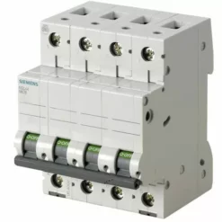 Disjoncteur Magnétothermique Siemens 40A 4P 10KA Classe D 4 Pôles 4 Modules 5SL44408