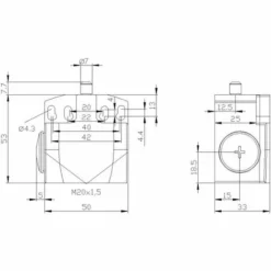 Siemens 3SE52420CC05 3SE5242-0CC05 Interrupteur De Fin De Course 240 V/AC 1.5 A Poussoir à Rappel IP67 1 Pc(s) -SIEMENS Soldes 6208021 3