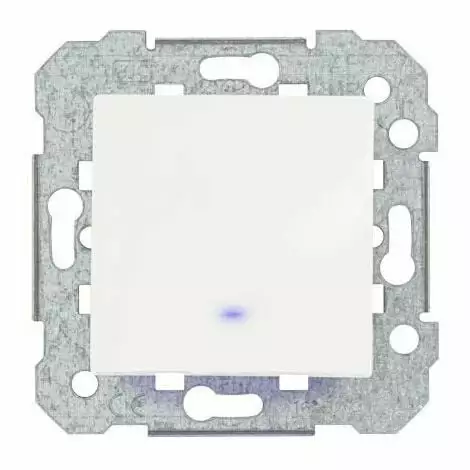 SIEMENS DELTA VIVA INTERRUPTEUR VA ET VIENT À VOYANT LUMINEUX BLANC SIE004701 1 SIEMENS DELTA VIVA INTERRUPTEUR VA ET VIENT À VOYANT LUMINEUX BLANC SIE004701