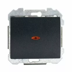 SIEMENS DELTA IRIS INTERRUPTEUR VA ET VIENT À VOYANT LUMINEUX ANTHRACITE SIE266931