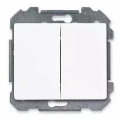 SIEMENS DELTA IRIS DOUBLE BOUTON POUSSOIR BLANC SIE268140