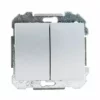 SIEMENS DELTA IRIS INTERRUPTEUR DOUBLE VA ET VIENT SILVER SIE266818