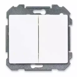 SIEMENS DELTA IRIS INTERRUPTEUR VA ET VIENT + POUSSOIR BLANC SIE266702