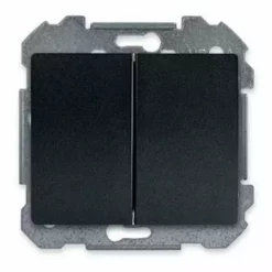 SIEMENS DELTA IRIS DOUBLE BOUTON POUSSOIR ANTHRACITE SIE268164