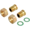 Raccord Union En Laiton (jeu De 2) Réf. BPZ:ALG142 SIEMENS, Raccord Union, Laiton, A Visser, Dn