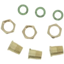 Raccord Union Laiton (jeu De 3) Réf ALG143 SIEMENS, Raccord Union, Laiton, A Visser, Dn