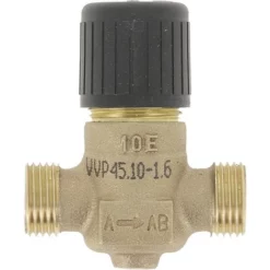 Vanne 2 Voies Laiton L&S Réf BPZ: VVP45.10-1.6 SIEMENS, Vanne De Régulation 2 Voies, Laiton, Doré, VVP45, 84818051