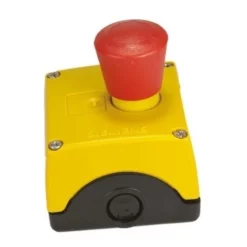 Siemens 3SB38010DG3 - Bouton D'arrêt D'urgence Ø32mm - Type Champignon - IP65 NF - Rouge/jaune