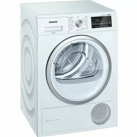SIEMENS Sèche Linge Frontal Condensation 8kg 10 Programmes Blanc - Blanc 1 SIEMENS Sèche Linge Frontal Condensation 8kg 10 Programmes Blanc - Blanc