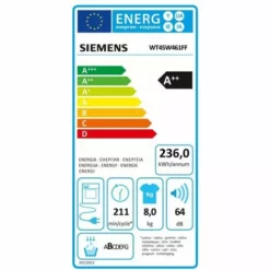 SIEMENS Sèche Linge Frontal Condensation 8kg 10 Programmes Blanc - Blanc 5 SIEMENS Sèche Linge Frontal Condensation 8kg 10 Programmes Blanc - Blanc -SIEMENS Soldes 71491010 3