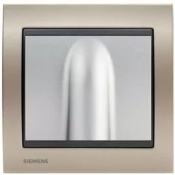 Sortie De Cable Silver Delta Iris + Plaque Métal Champagne - SIEMENS - SIEMENS