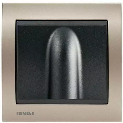 Sortie De Cable Anthracite Delta Iris + Plaque Métal Champagne - SIEMENS - SIEMENS 1 Sortie De Cable Anthracite Delta Iris + Plaque Métal Champagne - SIEMENS - SIEMENS