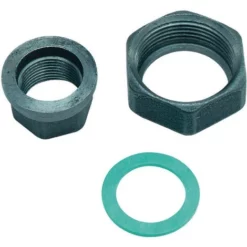 Raccord Union ALG20 G 1 1/4: Rp 3/4 DN : 20 Fte Malléa Noire SIEMENS, Raccord Union, Fonte Malléable, Noir, A Visser